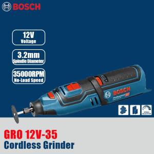 보쉬 GRO 12V-35 무선 그라인더 35000RPM 다목적 도구 조각 연마 광택 드릴링 전동 공구