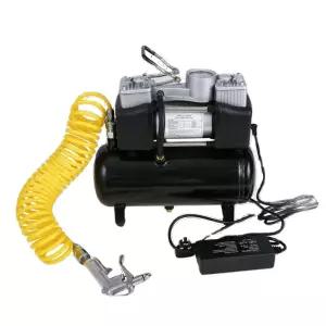 미니 에어 컴프레셔 12V 220V 휴대용 공기탱크 무소음 소형 콤프레샤 먼지제거 타이어