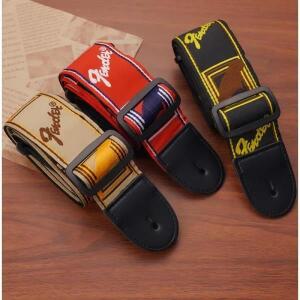 기타 스트랩 40/41인치 예술적 색상 일치 대각선 스팬 조정 가능 전기 펜더 백 휴대용 목재 악기