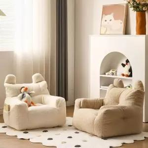 1인 소형 빈백 미니 소파 패브릭 푹신 경량 스튜디오 침실 촬영 장식