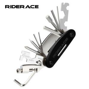 RIDERACE 자전거 수리 도구용 멀티 툴 휴대용 체인 스플리터 커터 육각 스포크 렌치 스크류드라이버 18 in