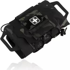 택티컬 벨트 군용 밀리터리 군인 에어소프트용 의료 파우치 MOLLE 호환 쇼케이스 장비 구급용 유틸리티 전