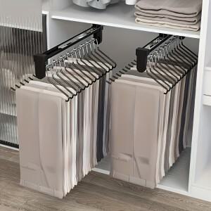 옷장용 접이식 금속 행잉 레일, 공간 절약형 정리함 건조 랙, 의류 보관 막대, 조절 가능, 1 개