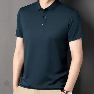 남성 카라티 반팔 메쉬 통풍 쿨링 기능 여름 스포츠 라운딩 운동복 남자 상의