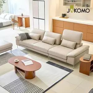 [신세계라이브쇼핑][자코모][장기무이자][스툴증정] 데니아 하이 4인 기능성 천연면피 소가죽 소파+스툴...