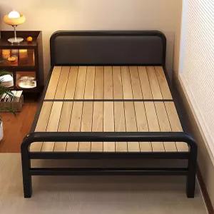 접이식 침대 프레임 철제 완소간소 매트리스 편백나무