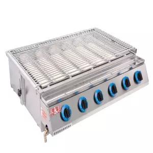 업소용 장어구이 그릴 초벌 화덕 4헤드 구이기 버너 상업용