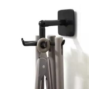 리빙다용도회전걸이 앞치마 벽에붙이는행거 고리 욕실청소도구정리