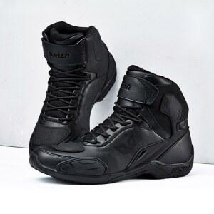 바이크 신발 라이더 라이딩 남성 남녀공용 방수 슈즈 오토바이 숏부츠 블랙 235 여성