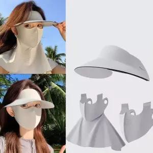 LND 올인원 쿨링캡 모자 페이스 커버 3종 세트 마스크 넥커버 자외선차단 여름 썬캡