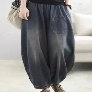 여성 배기핏 항아리핏 통바지 밴딩 알라딘