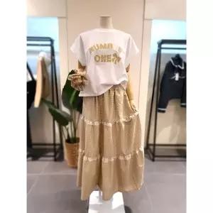 [대구백화점] [미스칸트]체크 티셔츠 캉캉스커트 세트(KESTQ408YE)