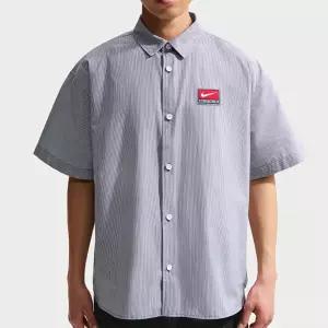 나이키 NIKE 라이프 남성 반팔 버튼다운 탑 IF0927-060