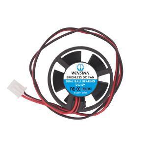 WINSINN 3010 유압 듀얼 볼 베어링 브러시리스 냉각 원형 선풍기 DC 5V 12V 30x10mm 2핀