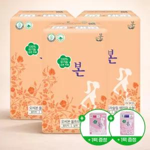 유기농본 유기농 순면 울트라 슬림 생리대 본 소형 28P x 3팩