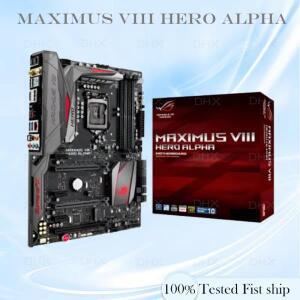 MAXIMUS VIII HERO ALPHA 메인보드 64GB PCI-E3.0 HDMI M.2 LGA 1151 DDR4 ATX Z170 100% 테스터기 완료 완