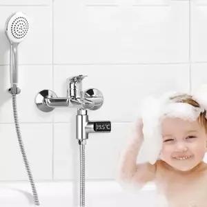 샤워기온도계 아기용품 센서 측정기 욕실온수 수온 디지털 목욕 수도