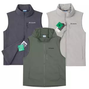 컬럼비아 남성 후드 베스트 가벼운 경량 조끼 여름 쿨 아웃도어 레져 다용도 조끼 코스트코