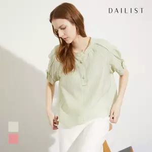 [데일리스트] 턱 포인트 블라우스_MDBNS3M4121