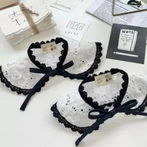 [반려] 반려견 반다나 강아지 레이스 1P 카멜리아 케이프