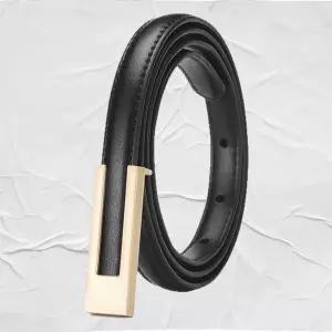 WL 여성 가죽벨트 긴 튼튼한 자동벨트 정장 허리띠