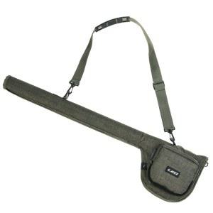 Lixada 플라이 낚싯대 케이스, 휴대용 낚시 태클백, 캔버스 낚싯대 보관 가방 플라이 로드 릴 내구성 있는 휴대용 케이스