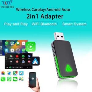 무선 카플레이 동글 어댑터 안드로이드 오토 AI 스마트 호환 박스 유선 있는 차량용 스마트 호환 시스템