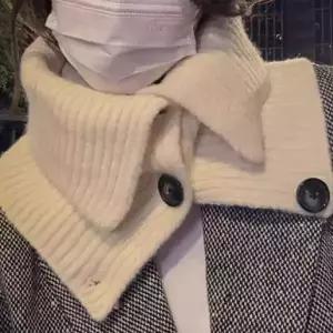 WL (이거찜) 패션 단추 넥워머 겨울 방한용 넥워머