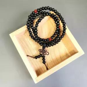 108매듭 염주 6mm 흑단 염주 불교염주 나무염주 108배염주 단주 불교용품