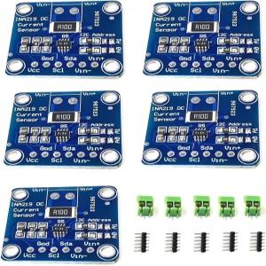 PAMEENCOS 5pcs CJMCU-219 INA219 I2C 인터페이스 제로 드트 양방향 전류 또는 전력 모니터링 센서 모듈