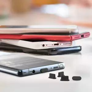 USB마개 포트 보호캡 50개25105개 스마트 폰 휴대용 Type-C 먼지 콘센트 USB 충전 수호자