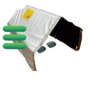 야외 개집 커버 두꺼운 방수 천막 따뜻한 방한커버 보온