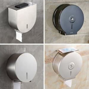 업소용 휴지걸이 무타공 대형 스텐 점보롤 걸이 핸드폰거치대