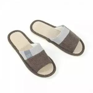 ( )거실실내화 홈홈 린넨 실내화 255 260mm 여름 거실 실내슬리퍼 거실슬리퍼