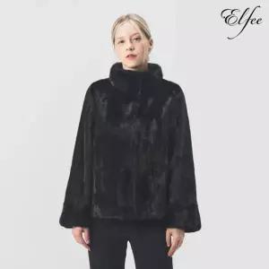 [롯데백화점]진도모피 풀스킨 휘메일 블랙 밍크 자켓(E8W3EJ12)