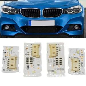 2017년형 2018 BMW 3 시리즈 F34 GT LCI 어댑티브 LED 헤드라이트 주간 주행등, 엔젤 , DRL 화이트 칩, 왼쪽 및 오른쪽, 63117470428, 63117493237, 63117493238에 맞는 일반적인 화이트 LED 보드입니다