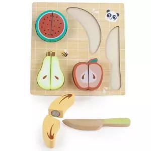 원목 과일모양 자르기 퍼즐 아기 촉감놀이 나무블록