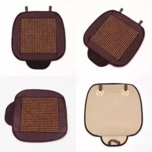 [CAR] 차량 방석 갈색 구슬 자동차 시트 편안한 차량용