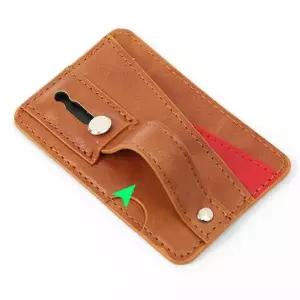 TBZ 핑거링 스마트폰 부착형 카드지갑 브라운 카드케이스