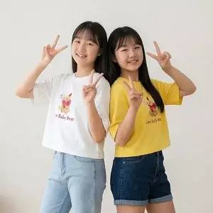 [보리보리/말괄량이]아이엠반팔티01 초등학생 저학년옷 주니어의류 여아옷