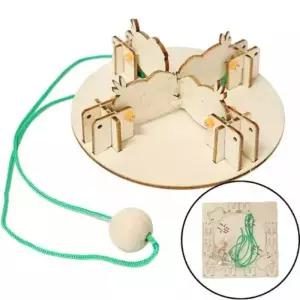 합판 키네틱아트DIY 움직이는병아리 100개 묶음 세밀화 장식 재미