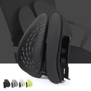 베이지 키밍 사무실 다용도 의자 등받이 쿠션 메쉬 허리쿠션