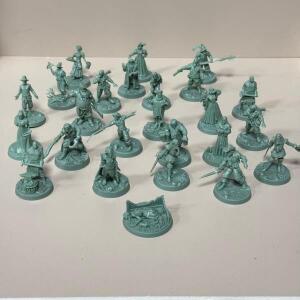 랜덤 선택 경비원 요리 하인 깡패 장교 어린이 마을 주민 시민 솔로몬 케인 보드 게임 미니어처 사람 모델