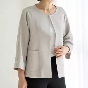 김여사, [빅사이즈](신상)(~100) 시그니처 라운드 자켓 1JK603419