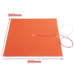 실리콘 히터 300X300MM 400X400MM 500X500MM 120V 220V 가열 프린터 750W 3D 베드 패드