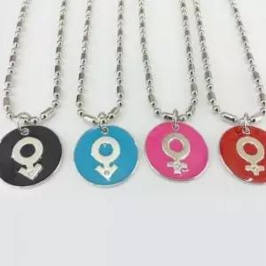 [반려] 1P 체인 반려견 인식표 성별 팬던트 목걸이 강아지