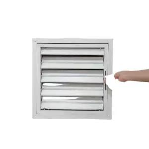 베란다 환기 루버 창문 셔터 방충 방풍 방수 자동 통풍구
