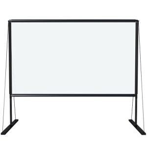 휴대용 대형 빔 스크린 고화질 4K LED 거치대 스크린천 야외 상영 자바라 세트