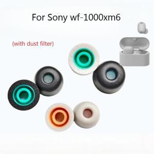 소니 Wf-1000xm6 xm5용 메모리폼 이어팁 인이어 블루투스 헤드셋 슬리브 스폰지 먼지 필터 이어캡