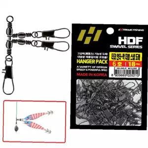 낚시 문어 쭈꾸미 갑오징어 전용 더블 도래 인터락 타코 연결 루어 자작 채비